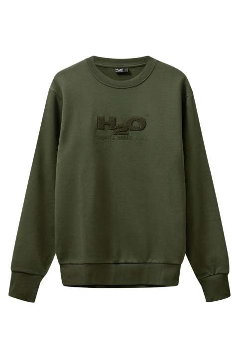 Priser på H2O - Sweatshirt - Logo Sweat O´neck - Army