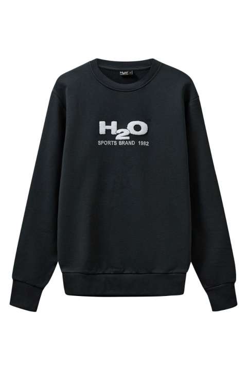 Priser på H2O - Sweatshirt - Logo Sweat O´neck - Navy/White