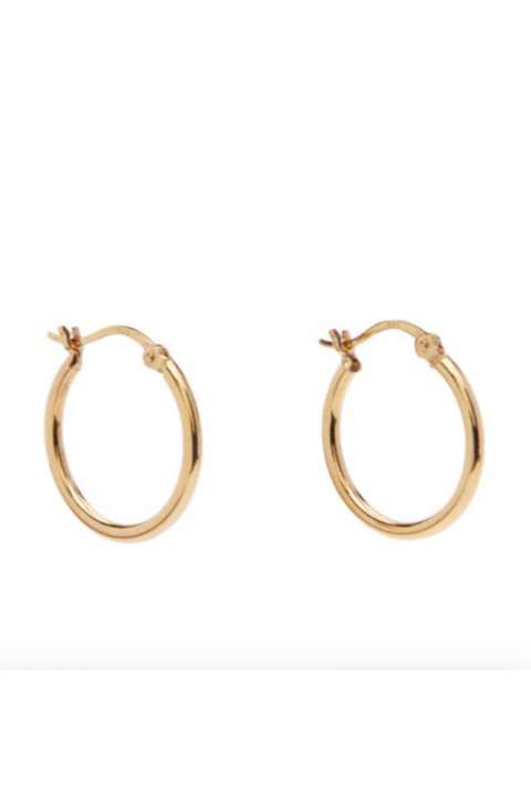 Priser på Pico - Øreringe - Basic Medium Hoop FG - Goldplated