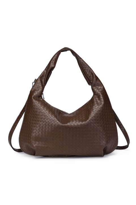 Priser på Noella - Taske - Peony Hobo Bag - Dark Brown