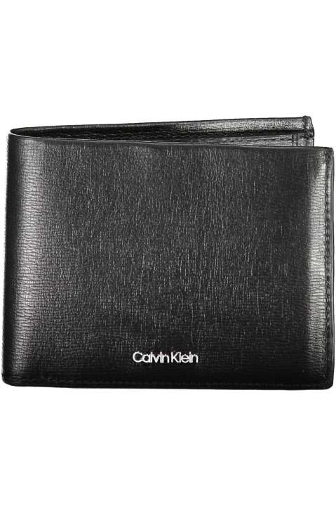 Priser på Calvin Klein Sleek Black Leather Wallet with RFID Protection