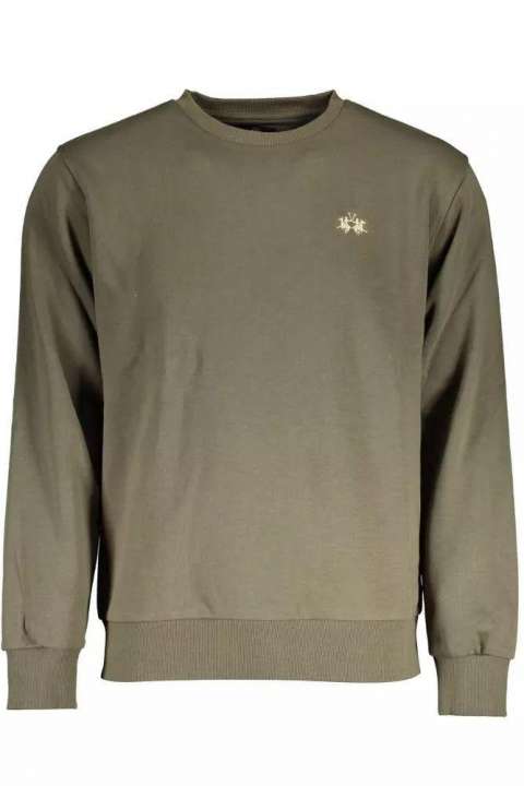 Priser på La Martina Elegant Crew Neck Sweatshirt with Contrast Detailing