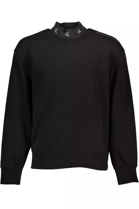 Priser på Calvin Klein Chic Black Embroidered Logo Sweatshirt