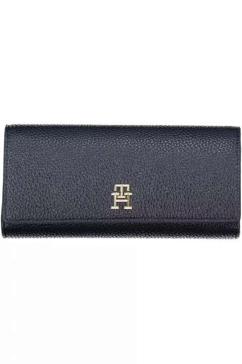 Priser på Tommy Hilfiger Elegant Blue Zip Wallet with Phone Compartment