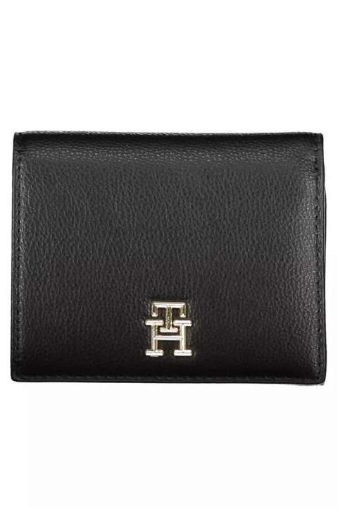 Priser på Tommy Hilfiger Sleek Black Polyethylene Wallet with Secure Closure