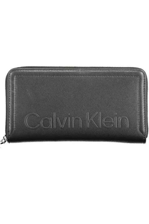 Priser på Calvin Klein Elegant Black Wallet with RFID Lock and Zip Closure