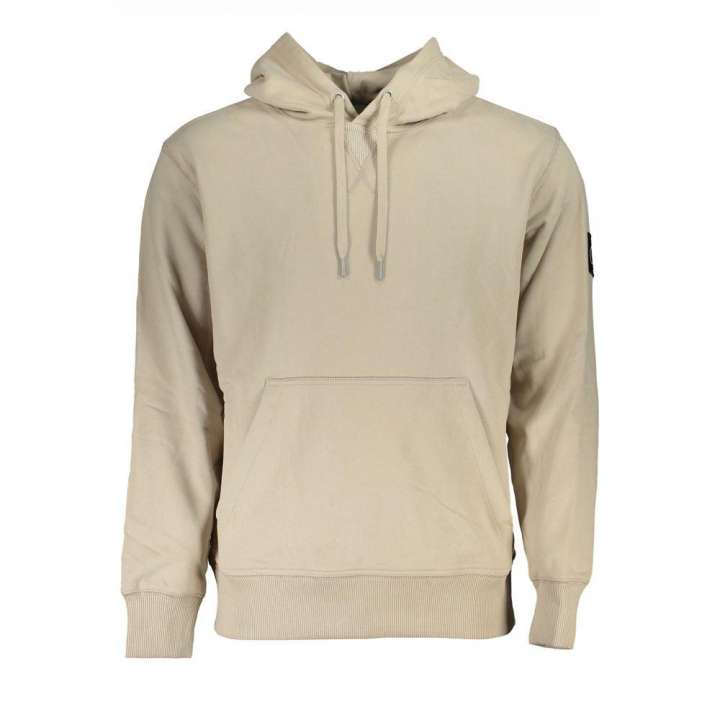 Priser på Calvin Klein Beige Cotton Hooded Sweatshirt