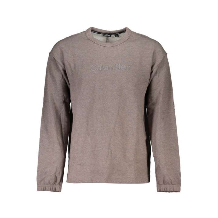 Priser på Calvin Klein Chic Brown Brushed Logo Sweatshirt