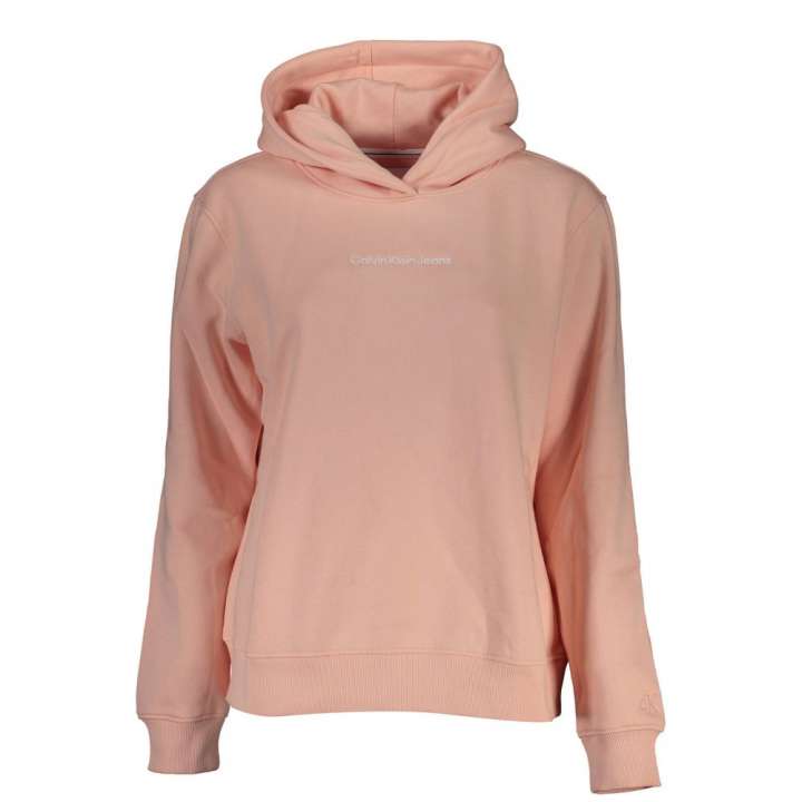 Priser på Calvin Klein Chic Pink Hooded Fleece Sweatshirt