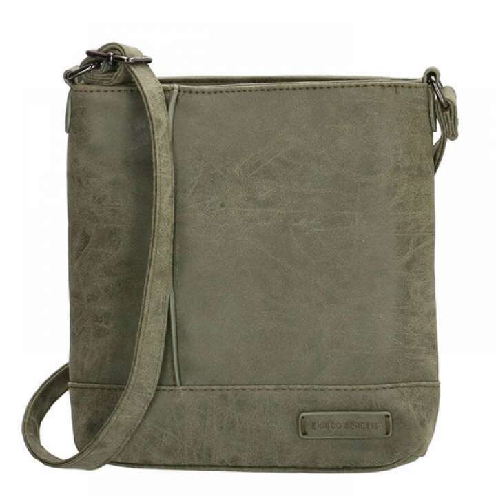 Priser på Enrico Benetti June Crossbody Skuldertaske Oliven 66588-029