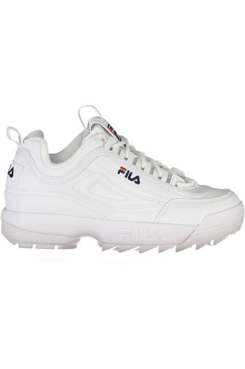 Priser på Fila Sleek White Sports Sneakers with Embroidered Accents