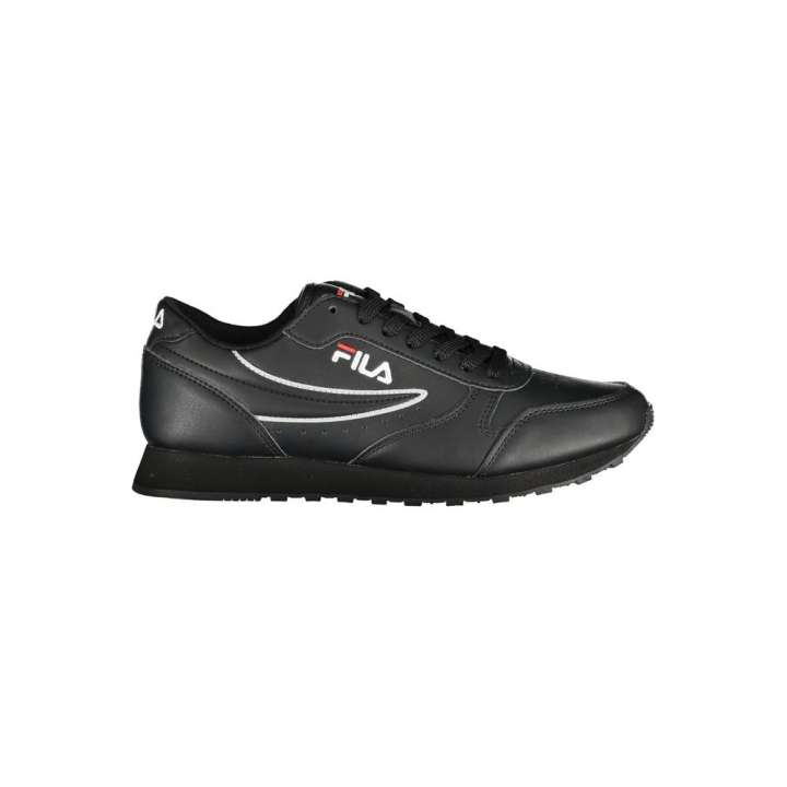 Priser på Fila Sleek Black Lace-Up Sport Sneakers