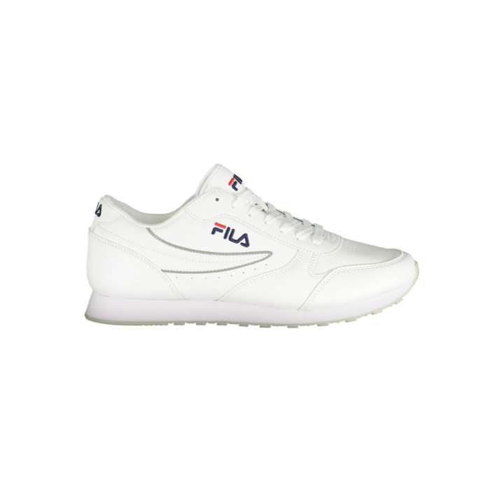 Priser på Fila Pristine White Sports Sneakers with Contrast Accents