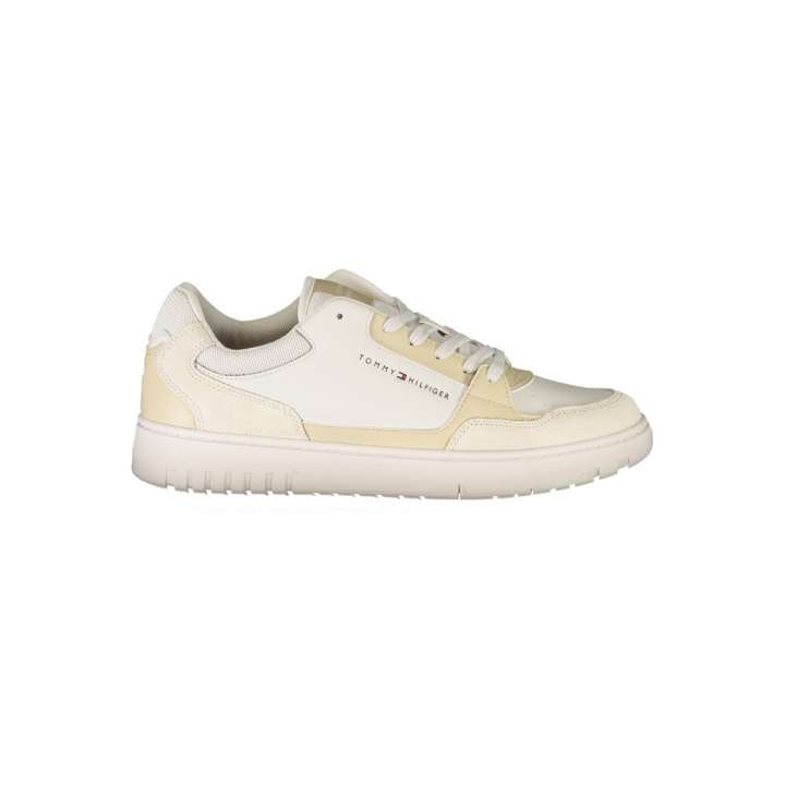 Priser på Tommy Hilfiger Beige Contrast Lace-Up Sports Sneakers