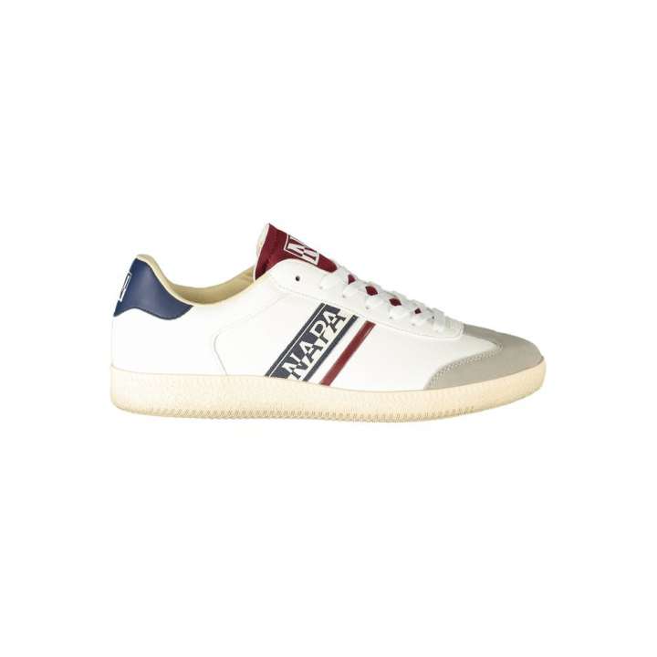 Priser på Napapijri White Polyester Sneakers