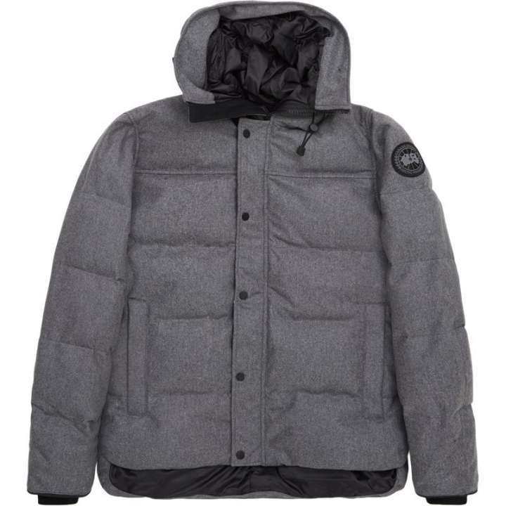 Priser på Canada Goose Macmillan Parka Jakke Slate Grey