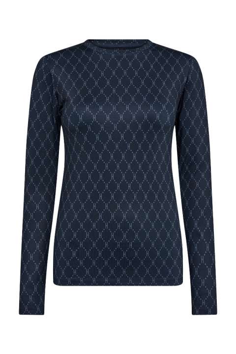 Priser på Hype The Detail - Bluse - Printed Blouse - Navy