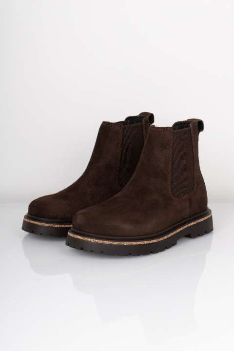 Priser på Birkenstock - Sko - Highwood Slip On Women Suede Leather - Mocha