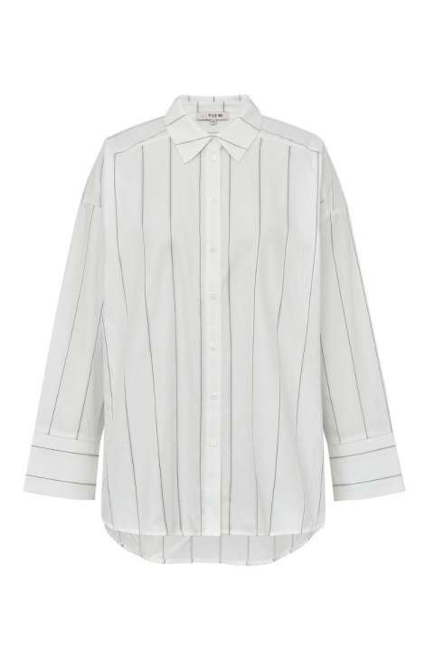 Priser på A-View - Magnolia Stripe Shirt - Off white