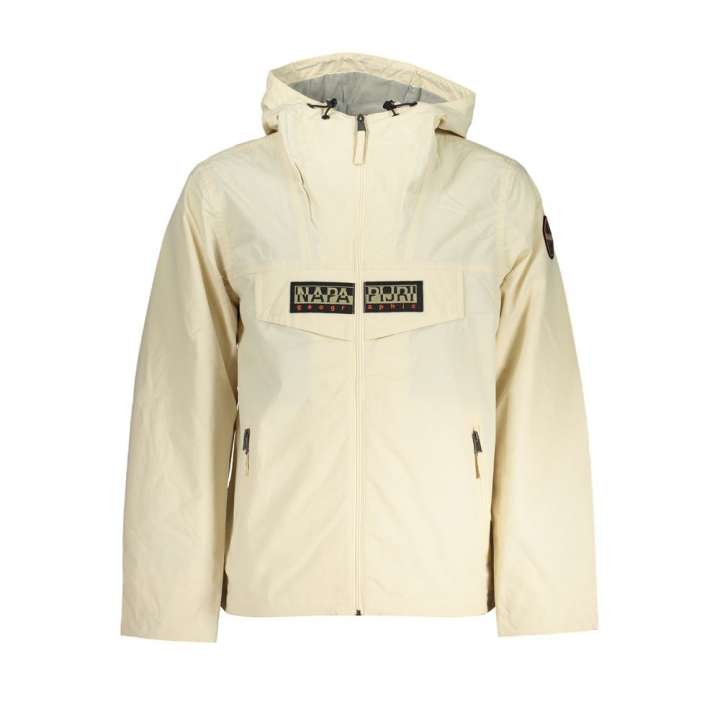 Priser på Napapijri Chic Beige Hooded Sports Jacket