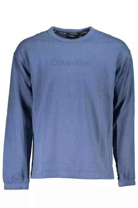 Priser på Calvin Klein Sleek Long-Sleeved Blue Sweatshirt