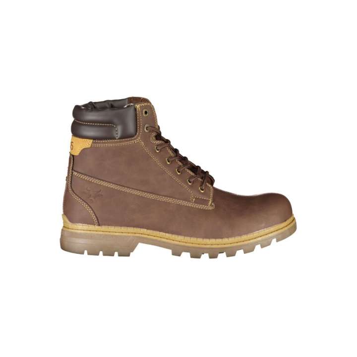 Priser på Carrera Elegant Brown Lace-Up Boots with Contrast Detail