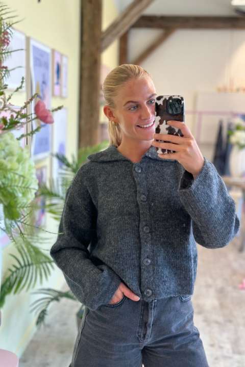 Priser på MbyM - Cardigan - Larya-M - Charcoal Melange