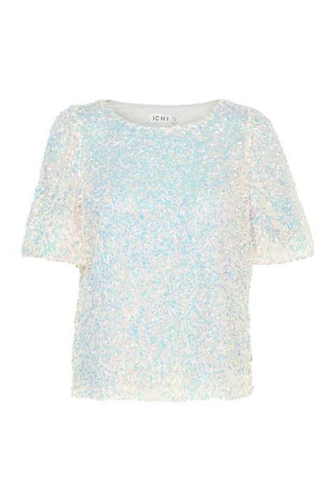 Priser på Ichi - T-shirt - IH Marelly SS - Rainbow Sequins