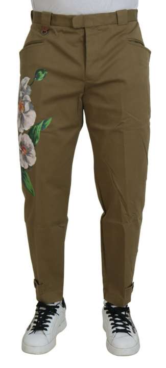 Priser på Dolce & Gabbana Beige Bomuld Sky Sp Stretch Bukser & Jeans