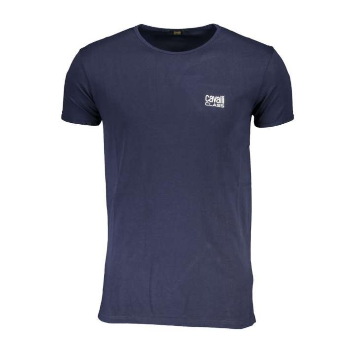 Priser på Cavalli Class Blue Sky Sp Bomuld T-Shirt