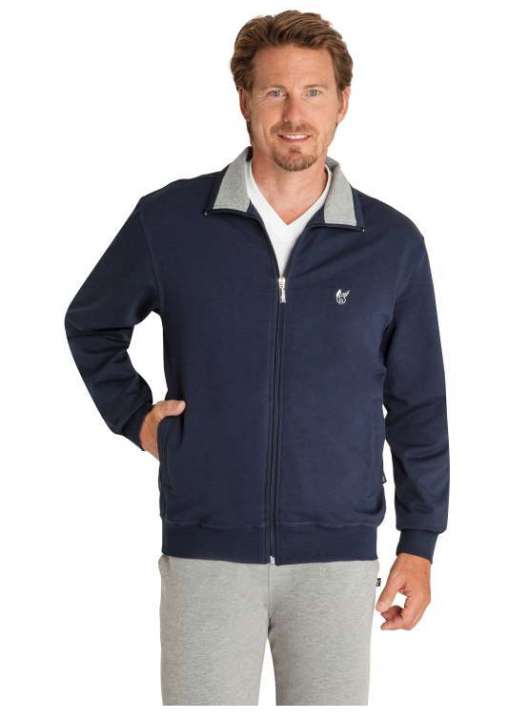 Priser på Hajo Sweat Cardigan 80016-marine-50 / Medium