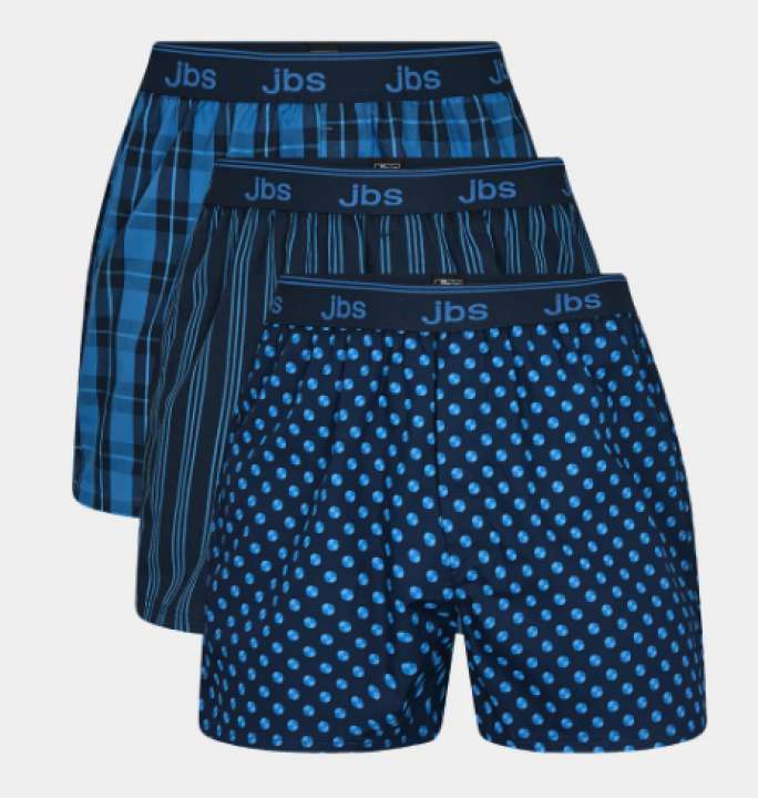 Priser på Jbs 3-pack Løse Boxershorts Økologisk Bomuld