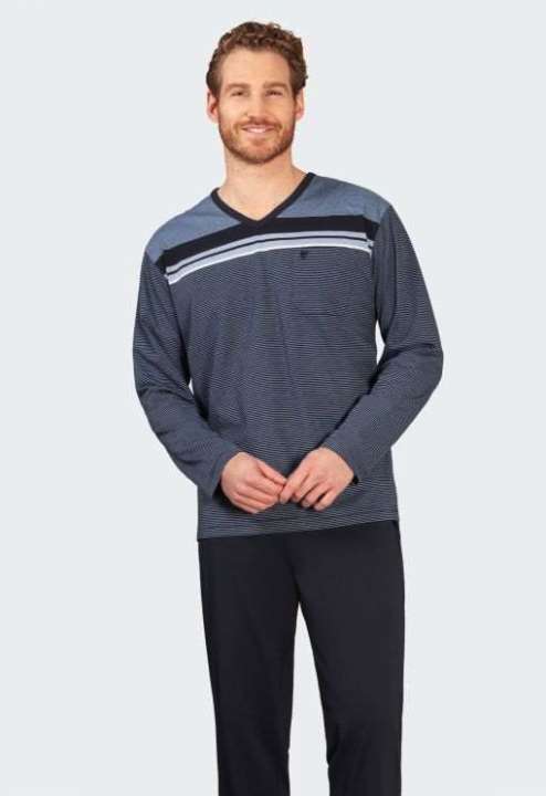 Priser på Hajo Pyjamas 50059-marine-50 / Medium