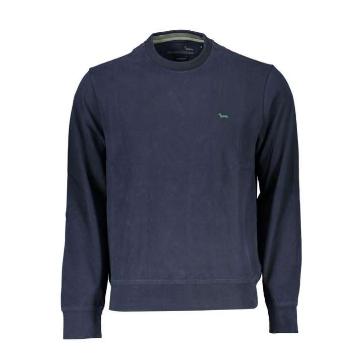 Priser på Harmont & Blaine Elegant Blue Crew Neck Sweater