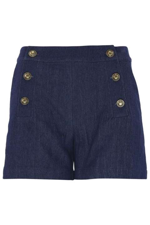 Priser på Continue - Shorts - Gabby Shorts - Denim