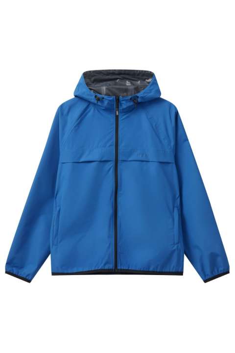 Priser på H2O - Regnjakke - Basic Rømø LW Rain Jacket - Packable - Blue