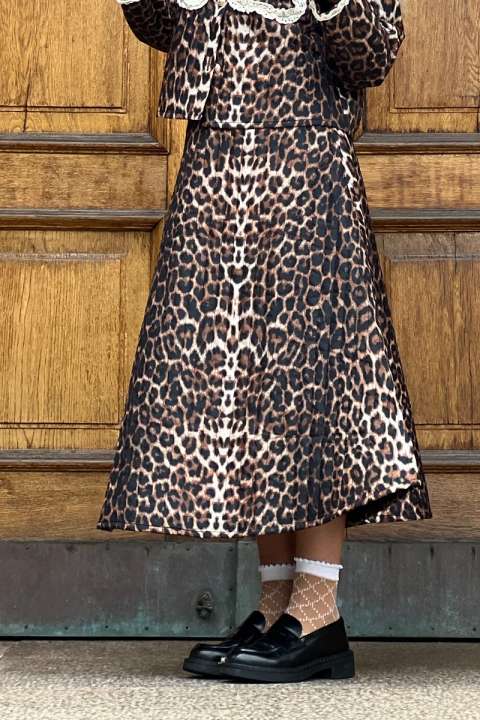 Priser på Stories From The Atelier by Copenhagen Shoes - Nederdel - Move Me Skirt - Leopard