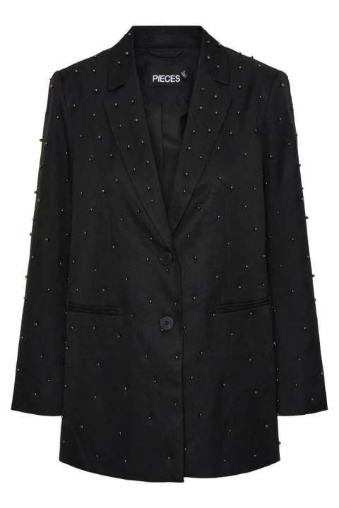 Priser på Pieces - Blazer - PC Ru Ls Embelish Blazer - Black