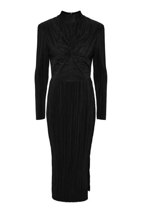 Priser på Y.A.S - Kjole - Yasolinda High Neck Ls Long Dress - Black