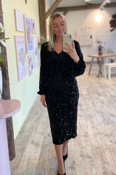 Priser på Noella - Kjole - Teagan LG Dress - Black