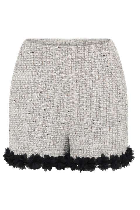 Priser på Bruuns Bazaar - Shorts - FumewortBBNadinus shorts - Grey Check (Levering midt november)