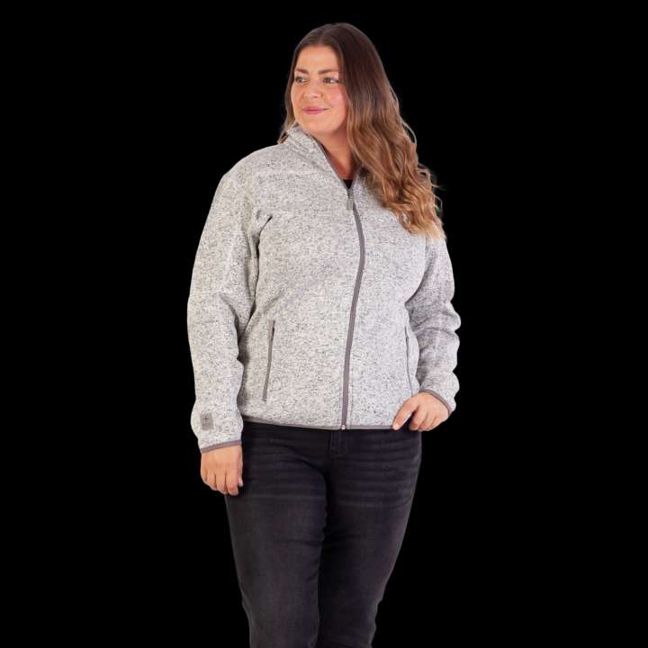 Priser på Steenholt Ocean Dame Fleecejakke - Light Grey - 44