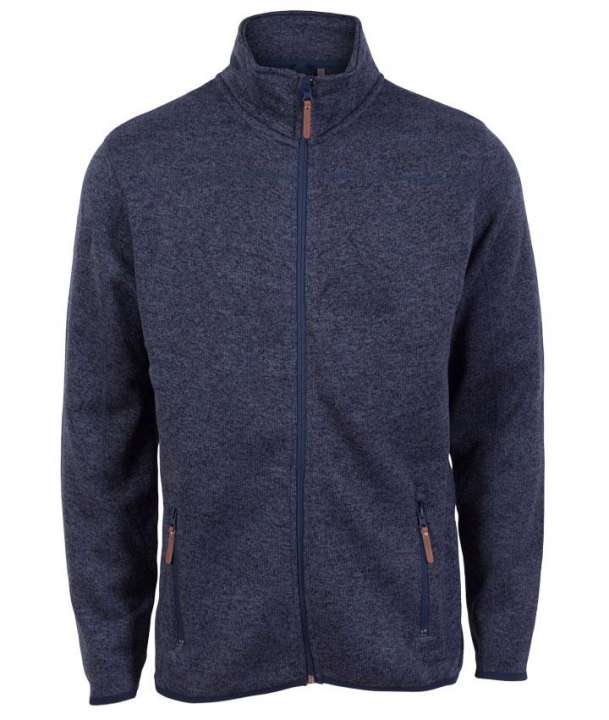 Priser på Steenholt Ocean Herre Fleecejakke - Melange Blue - XL