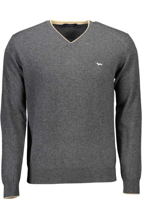 Priser på Harmont & Blaine Elegant V-Neck Sweater with Contrast Details