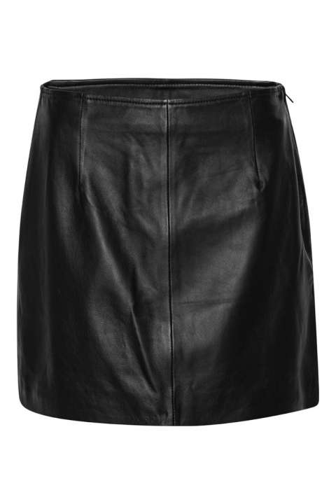 Priser på A-View - Nederdel - Stephanie Leather Skirt - Black