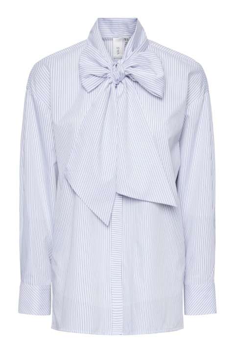 Priser på Y.A.S - Skjorte - YAS Loma Ls Stripe Shirt S. - Star White