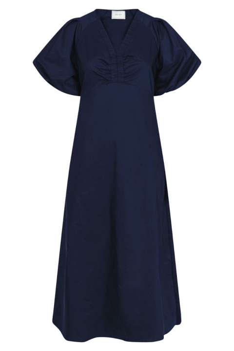 Priser på Neo Noir - Kjole - Illana Poplin Dress - Navy