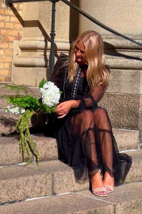 Priser på Loved by Lykke - Kjole - Augusta Lace Dress - Black