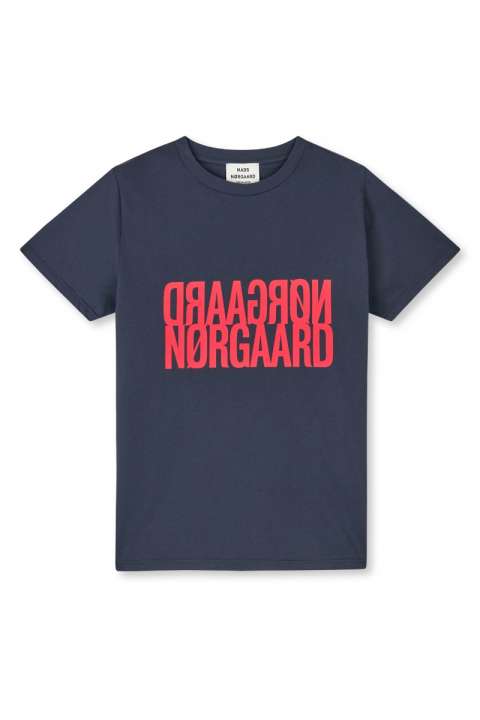 Priser på Mads Nørgaard - T-shirt - Single Organic Trenda P Tee - Parisian Night