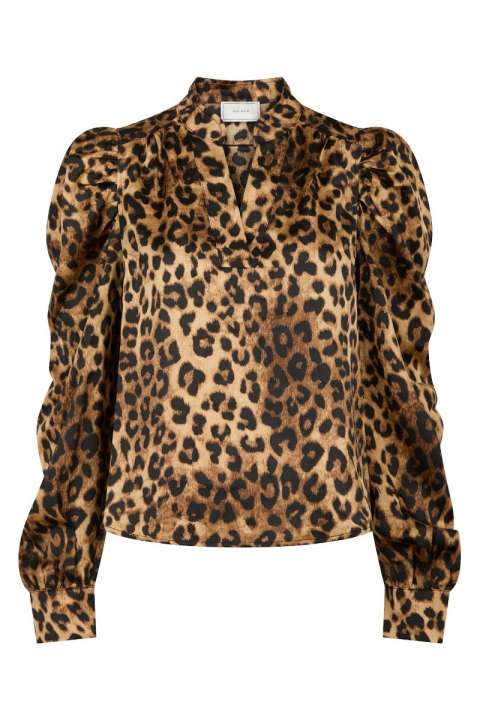 Priser på Neo Noir - Bluse - Rosslyn Leo Blouse - Leopard